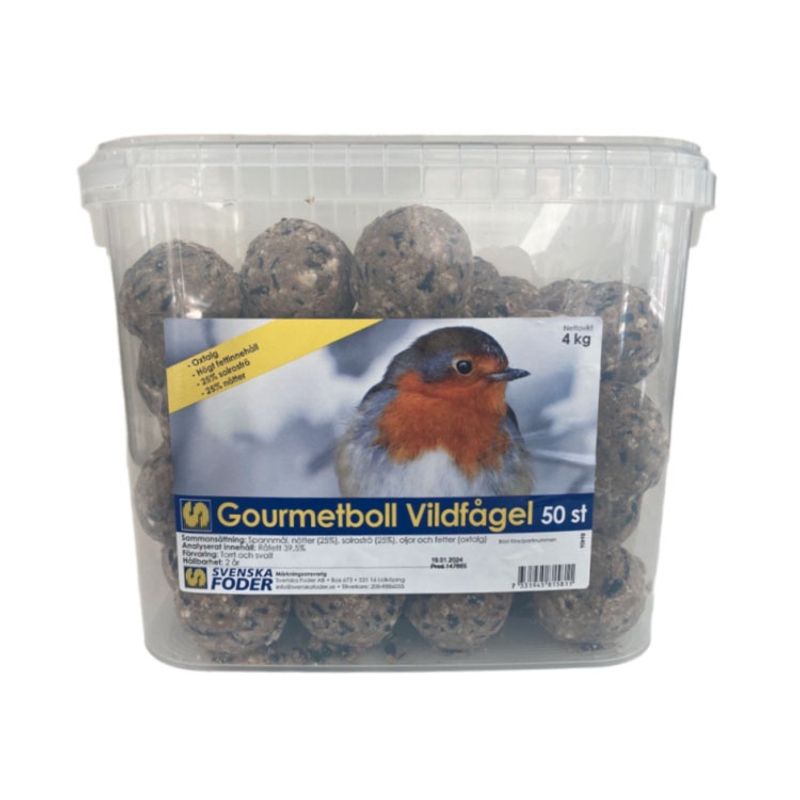 Gourmetboll Vildfågel 50st