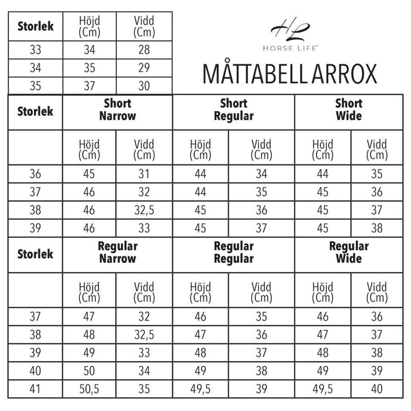 Ridstövlar Arrox Svart