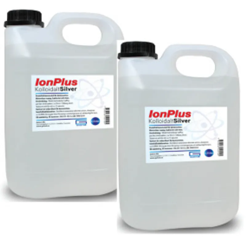 IonPlus 10 liter (2x5L) - Kolloidalt Silver 10ppm