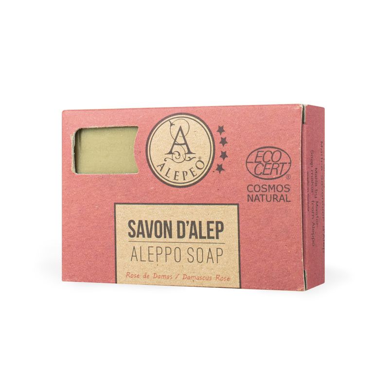 Aleppotvål 4% Damascus Rose 100g