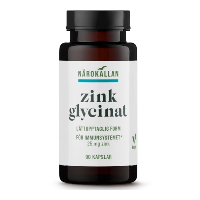 Huvudbild Zinkglycinat 90 kapslar