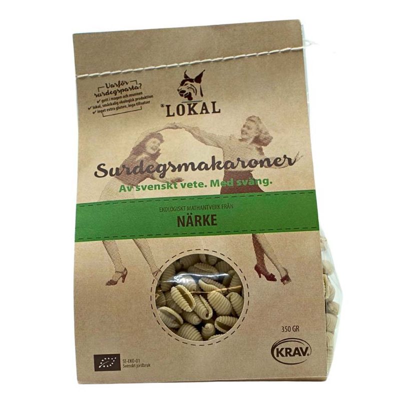 Svenska Surdegsmakaroner Vete EKO KRAV