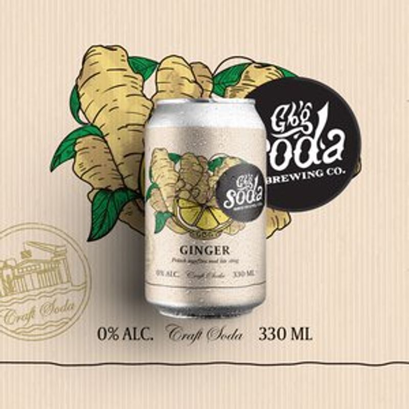 Ginger craft soda 33cl