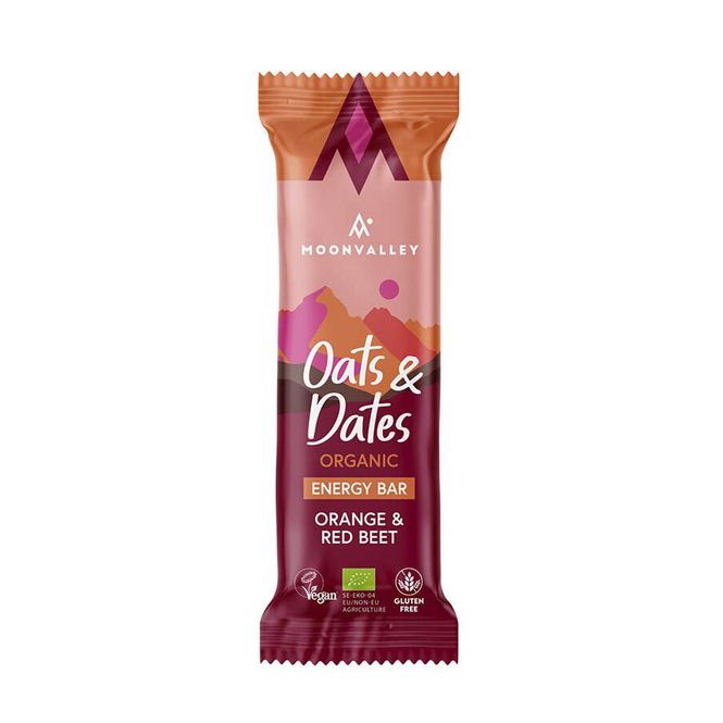 Huvudbild Energibar Oats & Dates Bar Orange & Red Beets 50g