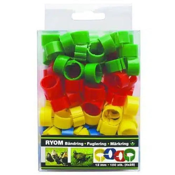 Huvudbild Märkringar Mix, 12mm 100 st