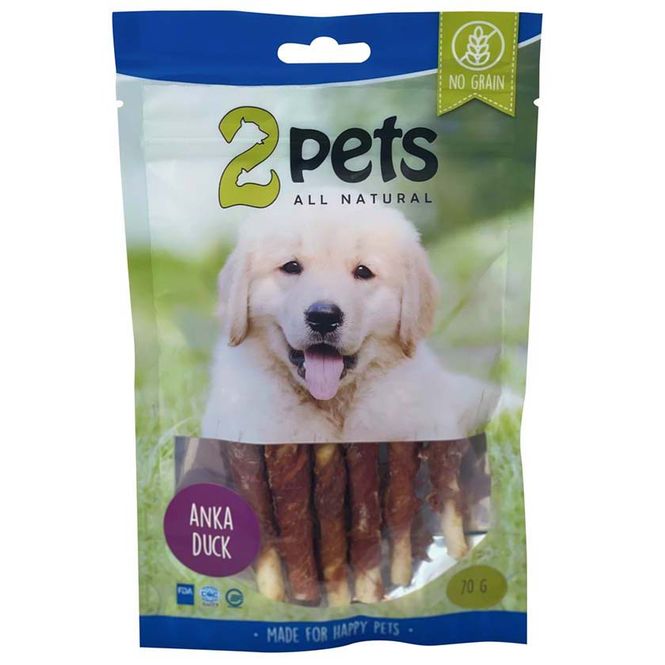 Huvudbild Tuggpinne m ankfilé 12cm 6-pack, 70g