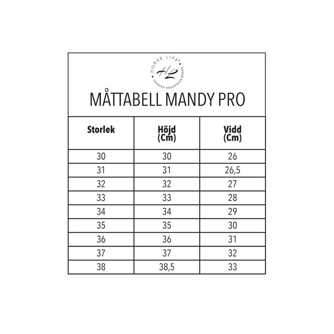 Huvudbild Ridstövel Mandy Pro Protect Junior, Svart