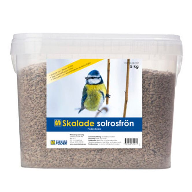 Huvudbild Solrosfrö skalade hink 5 kg